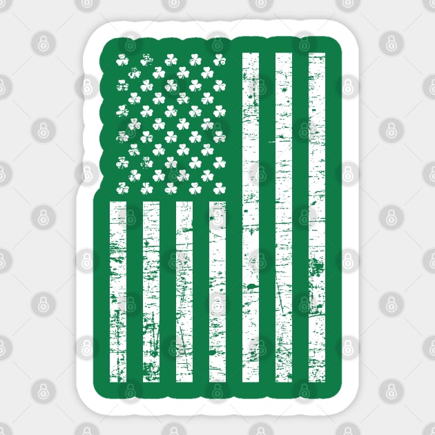 shamrock flag Sticker by beardline